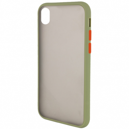 Чохол iPhone XS Max Gingle Series Green/Red