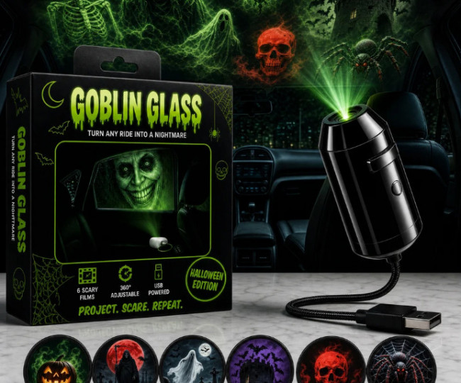USB-проектор GoblinGlass для автомобилей и окон