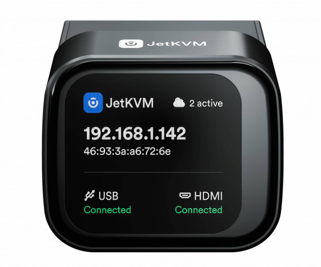 Пристрій для віддаленого керування комп'ютерами JetKVM