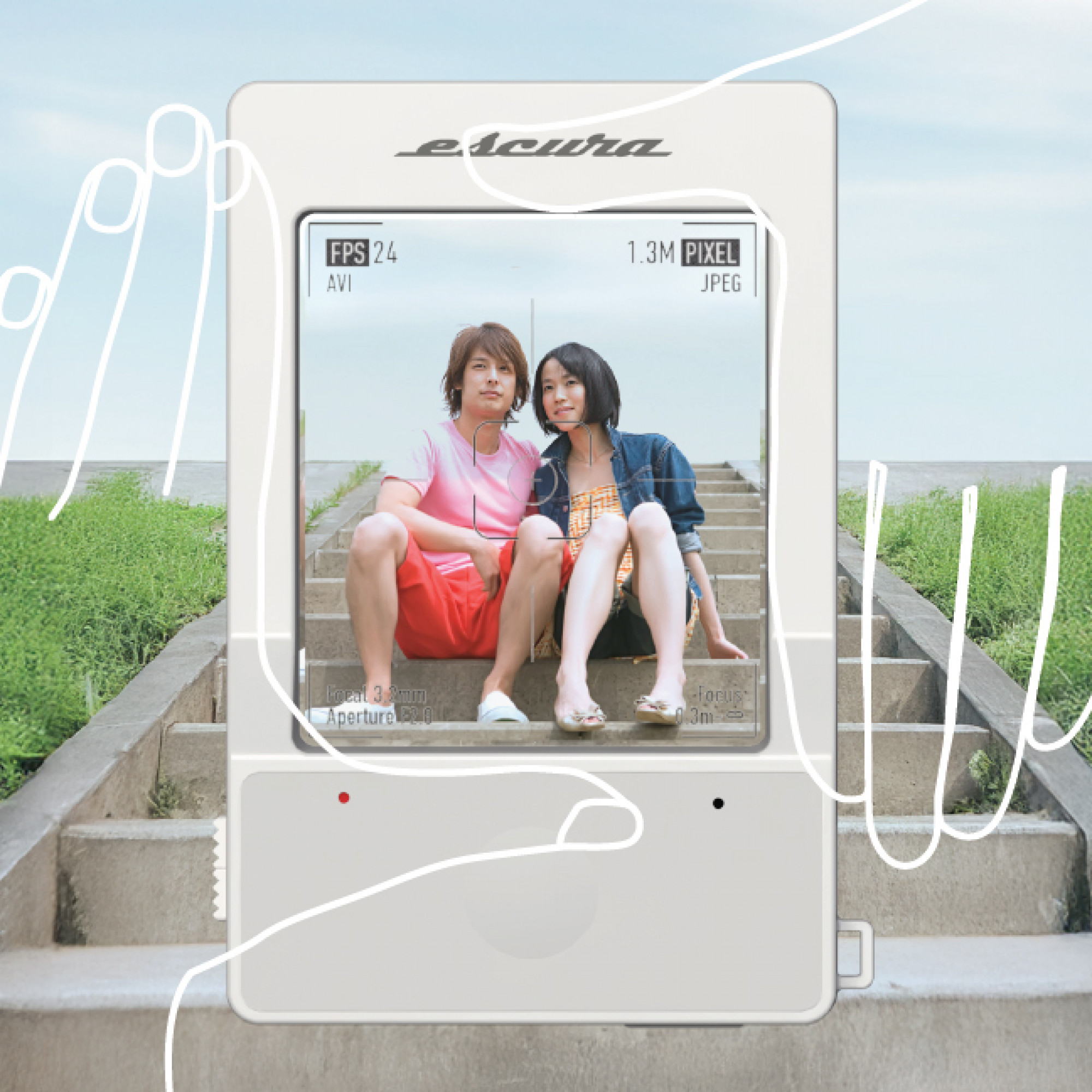 Ультратонка цифрова камера в стилі ретро InstantSnap