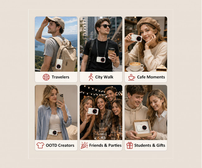 Компактна цифрова смарт-камера PocketTrio