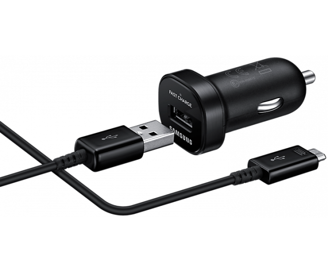 Автомобільний з/п Samsung Single USB Fast Charge (5.0V, 2.0A ORI)