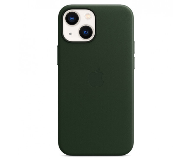 Чохол для смартфона iPhone 13 mini Leather Case with MagSafe - Sequoia Green (MM0J3)