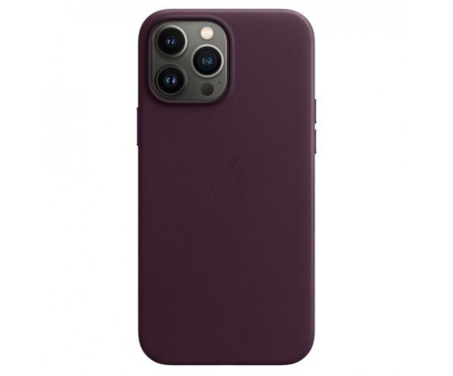 Чохол для смартфона iPhone 13 Pro Max Leather Case with MagSafe - Dark Cherry (MM1M3)
