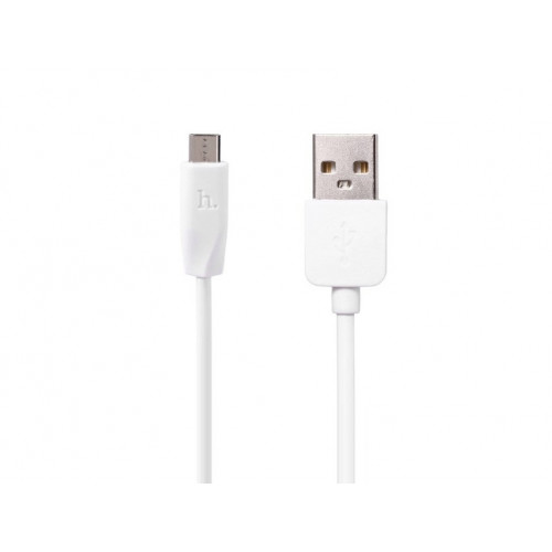 USB Cable Hoco X1 Rapid MicroUSB White 2m