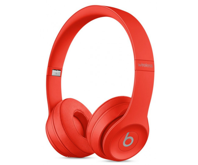 Навушники з мікрофоном Beats Solo3 Wireless Headphones - Red (MX472)