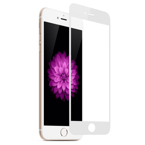 Защитное стекло 5D для iPhone 6Plus/6SPlus White б/к