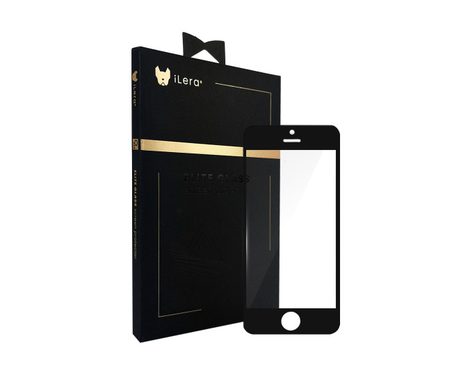 Защитное стекло iLera iPhone 7Plus/8Plus Black