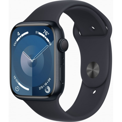 Apple Watch Series 9 GPS 45mm Midnight Aluminum Case w. Midnight S. Band - M/L (MR9A3) б/у