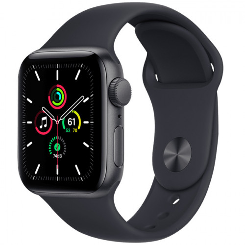 Apple Watch SE GPS 40mm Space Grey Aluminium Case with Midnight Sport Band (MKQ13) б/у