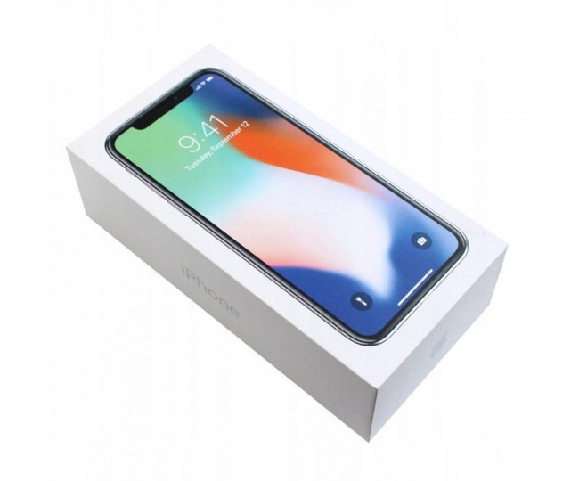 Коробка iPhone X Silver