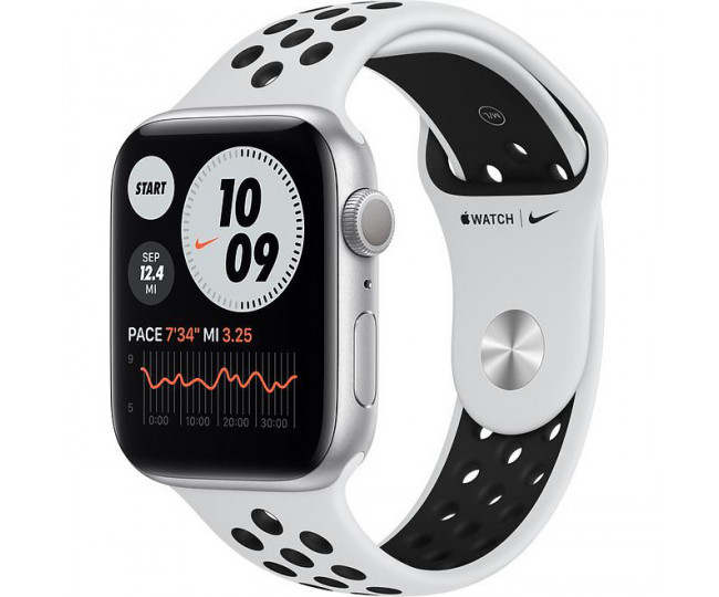 Apple Watch Nike SE GPS 40mm Silver Aluminum Case w. Pure Platinum/Black Nike Sport B. (MYYD2) 