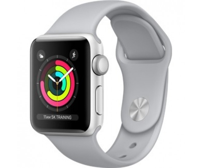 Apple Watch Series 3 38mm GPS Silver Aluminum Case with Fog Sport Band (MQKU2) б/у