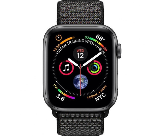 Apple Watch Series 4 GPS 44mm Gray Alum. w. Black Sport l. Gray Alum. (MU6E2) б/у