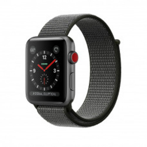 Apple Watch Series 3 42mm Gray Aluminum Case with Dark Olive Sport Loop (MQK62) б/у