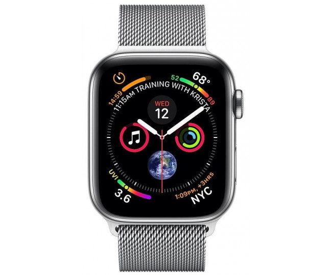 Apple Watch Series 4 44mm LTE Stainless Steel Casr Stainless Steel Milanese Loop(MTV42LL) б/у