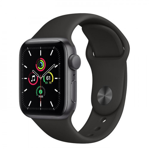 Apple Watch SE 40mm GPS Space Gray Aluminum Case w. Black Sport Band (MYDP2) б/у