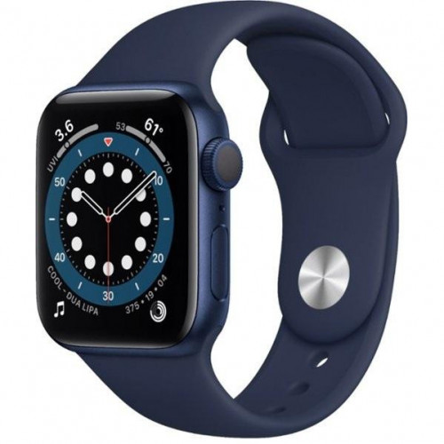 Apple Watch 6 40mm GPS Blue Aluminum Case w. Deep Navy Sport Band (MG143) б/у