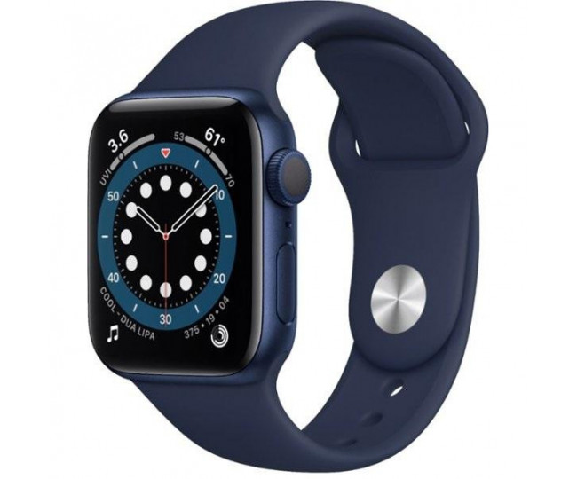 Apple Watch 6 40mm GPS Blue Aluminum Case w. Deep Navy Sport Band (MG143) б/у