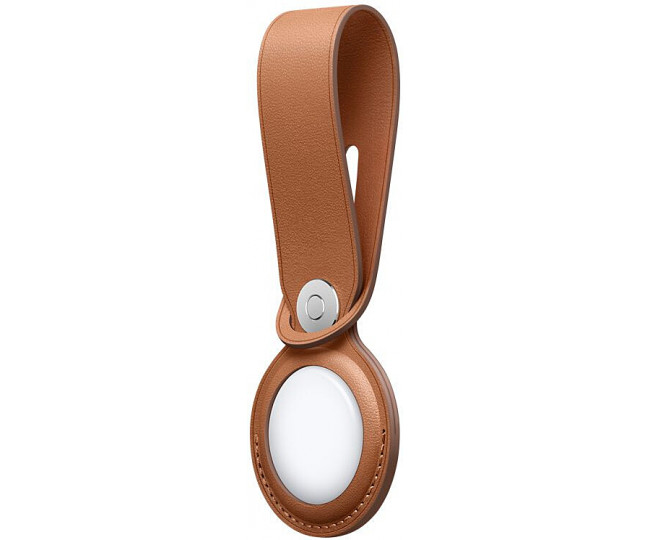 AirTag Leather Loop - Saddle Brown (MX4A2)