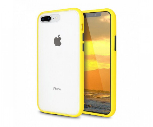 Чехол  iPhone 7/8 Plus Gingel Series Yellow/Black