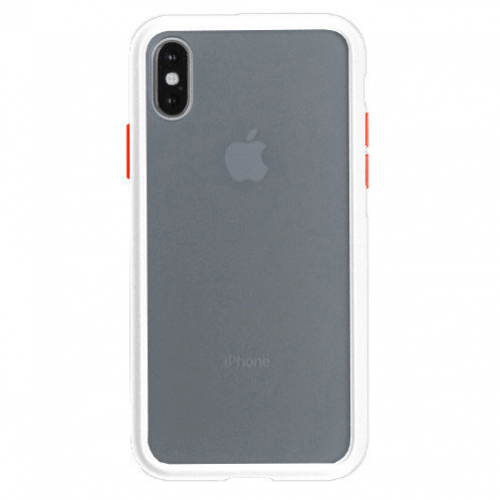 Чехол iPhone 7/8/SE 2020 Gingle Series Transparent/Red