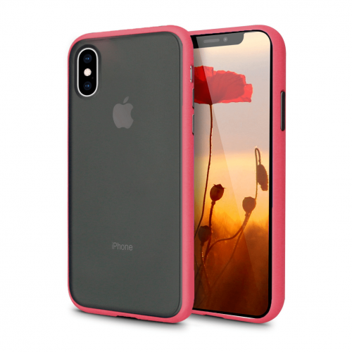 Чехол iPhone X/XS Gingle Series Camellia/Red
