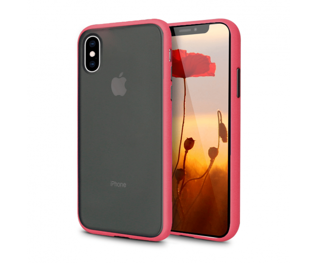 Чехол iPhone X/XS Gingle Series Camellia/Red