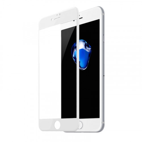 Защитное стекло 5D для iPhone 7Plus/8Plus White б/к