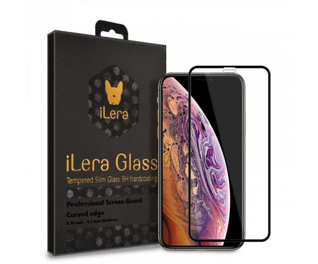 Защитное стекло iLera iPhone X/XS/11Pro 3D Black