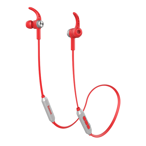 Bluetooth наушники Baseus Encok Earphone S06 Silver-Red