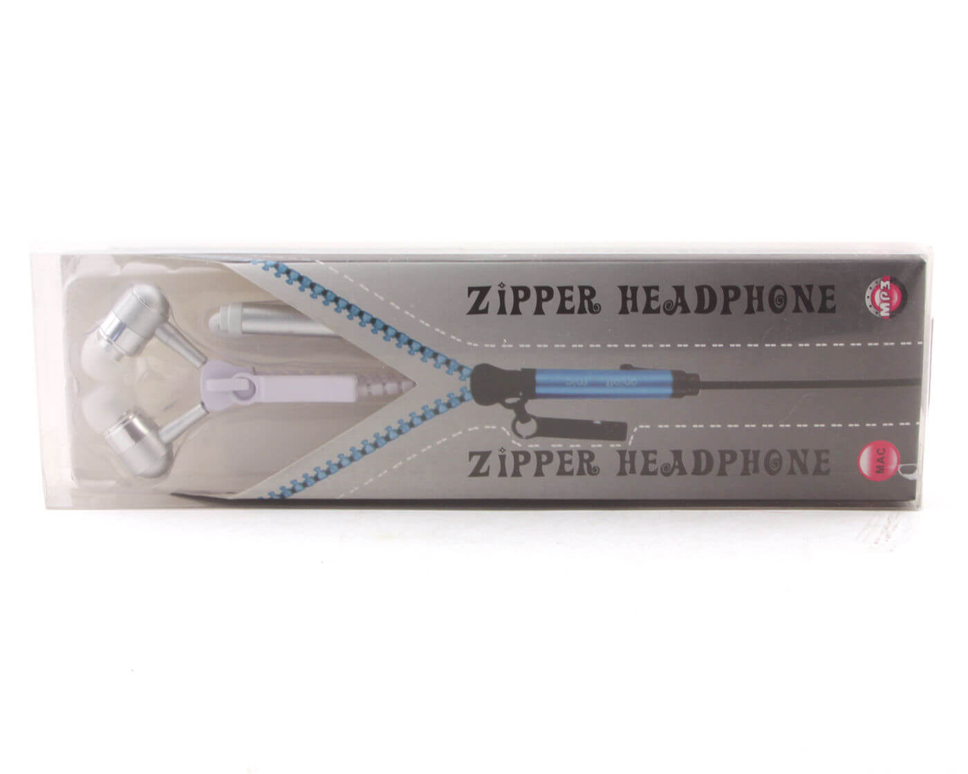 Наушники Zipper White, Mini jack (3.5 мм), вакуумные, микрофон на проводе, кабель 1.15 м