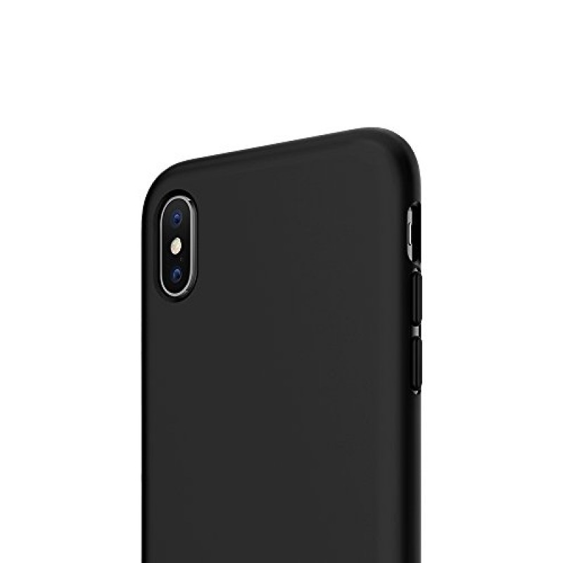 Чохол Spigen Case Liquid Crystal Matte для iPhone X Black (057CS22119)