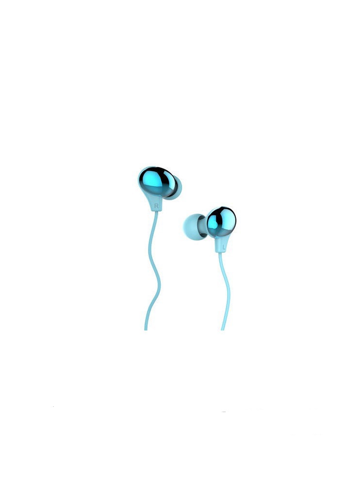 Наушники Usams US-SJ063 Color Beans Plating In-ear Earphone Ewave series Blue