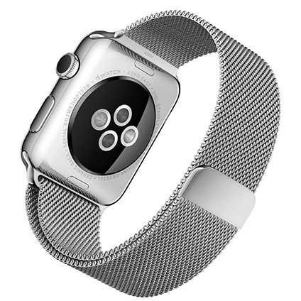 Apple Watch Series 2 42mm Stainless Steel Case with Milanese Loop (MNPU2)