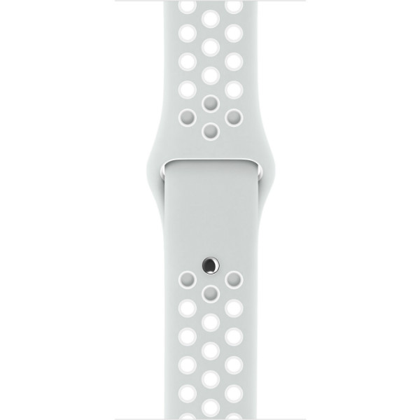 Apple Watch Nike 42mm Silver Aluminum Case with Pure Platinum/White Nike Sport Band (MQ192)