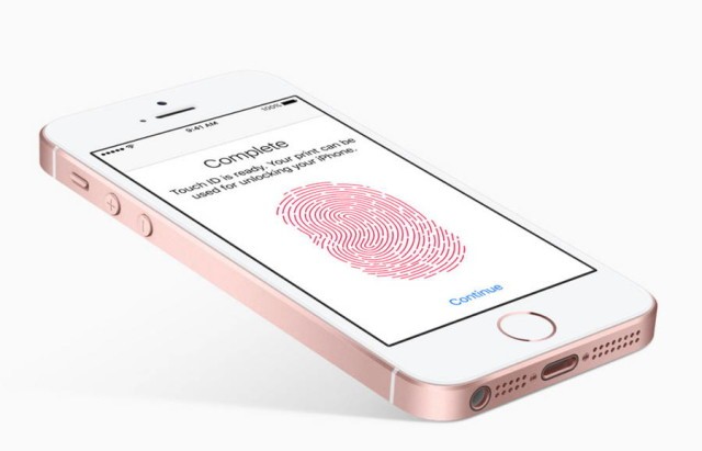 Touch ID на iPhone SE