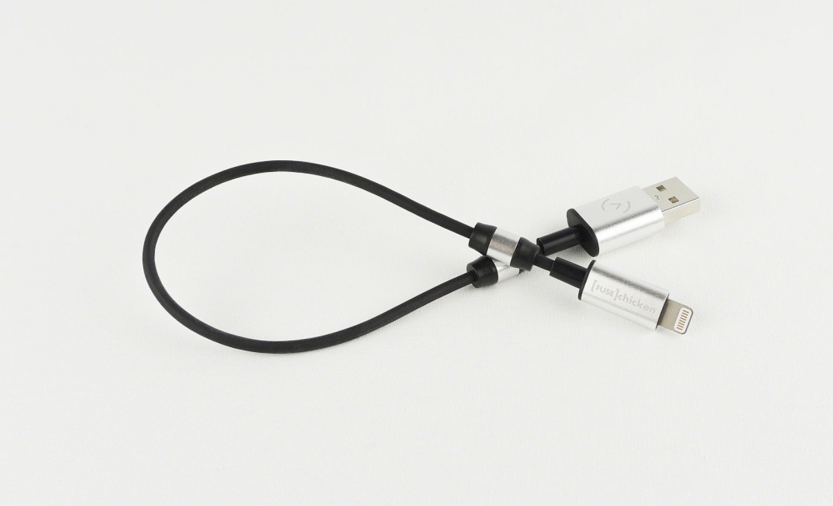 Кабель FuseChicken USB to Lightning Rivet Loop 30cm Black