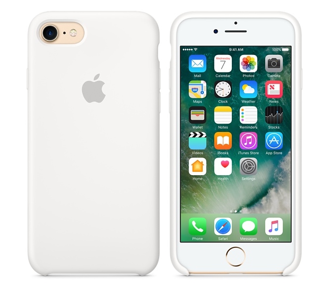 Чохол Silicone Case White для iPhone 7