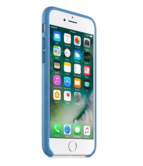 Чохол Leather Case Sea Blue для iPhone 7