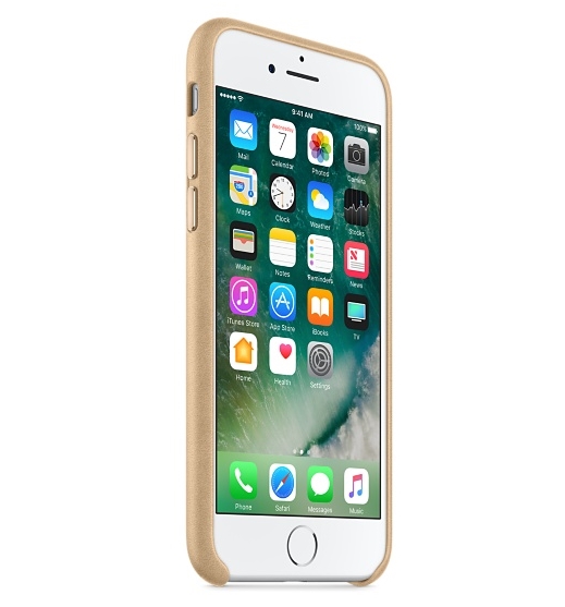 Чохол Apple iPhone 7 Leather Case - Tan (MMY72)