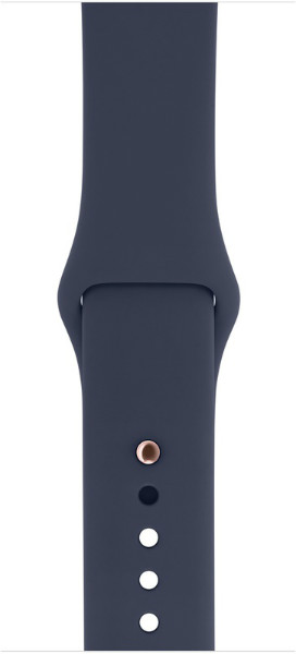 Apple Watch Series 2 42mm Rose Gold Aluminum Case with Midnight Blue Sport Band (MNPL2)