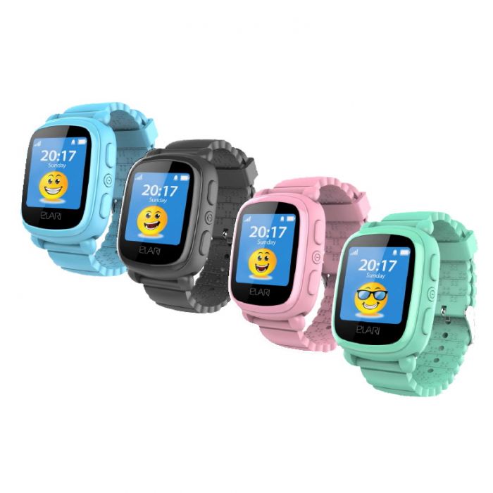 Детские смарт-часы Elari KidPhone 2 Blue с GPS-трекером (KP-2BL)