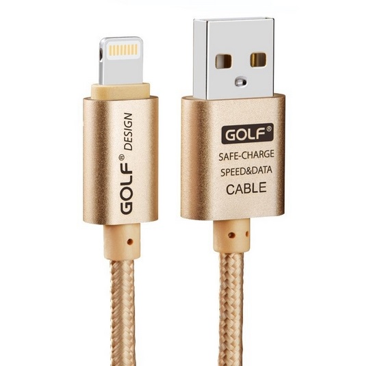 

Кабель Golf Lightning Metal Cable для Apple iPhone 5/5s