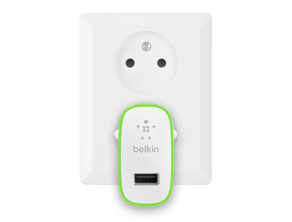 Сетевое ЗУ Belkin USB Home Charger (2.4Amp) з кабелем Micro-USB