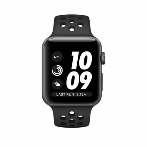 Apple Watch Series 3 Nike+ GPS 42mm Space Gray Aluminum Case with Anthracite/Black Nike Sport Band (MQL42)