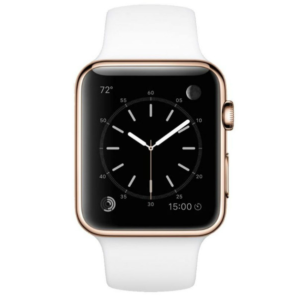 

Apple Watch Edition 42mm 18-Karat Rose Gold Case with White Sport Band (MJ4A2)