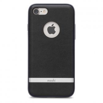 

Чехол Moshi Napa Vegan Leather Case for iPhone 8/7 Charcoal Black