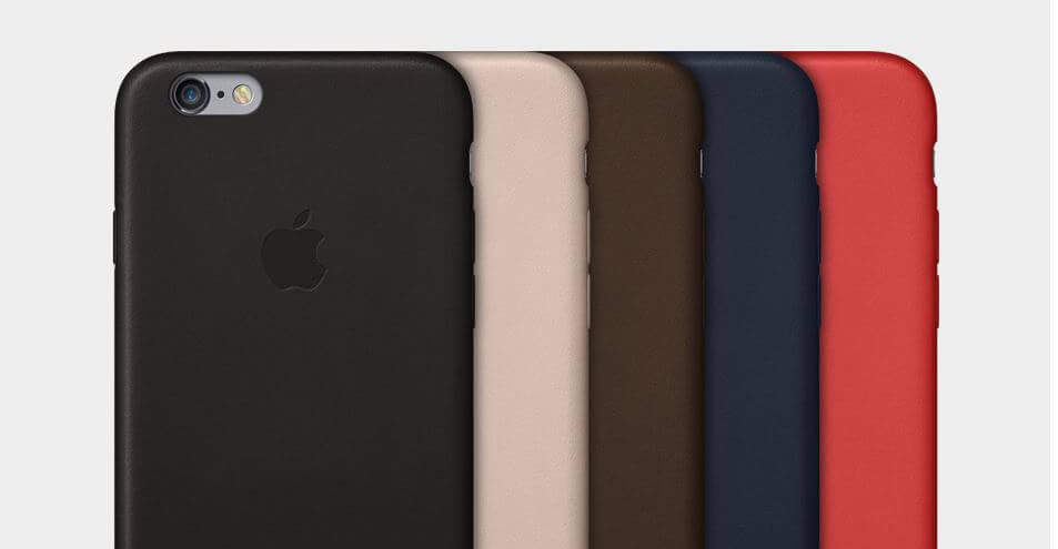 Apple Leather Case для iPhone 6 / 6s кольору