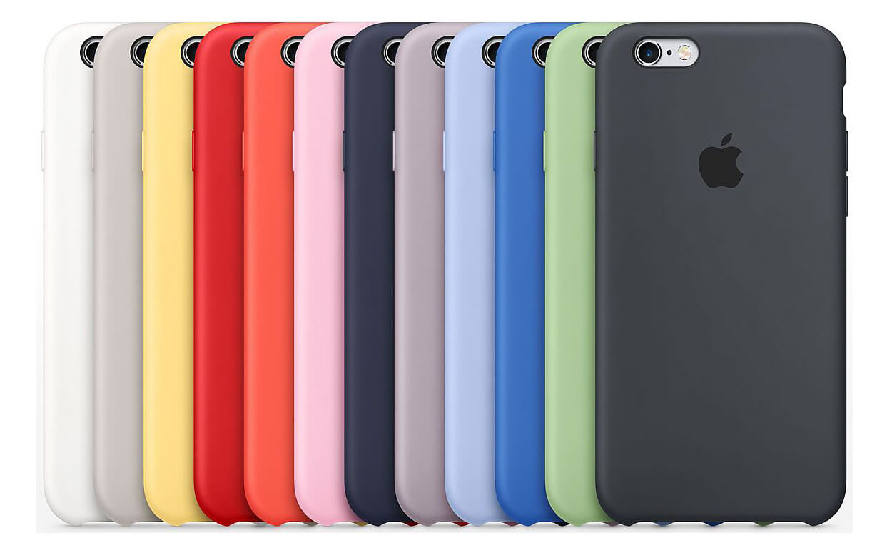 Apple Silicon Case iPhone 6/6s цвета